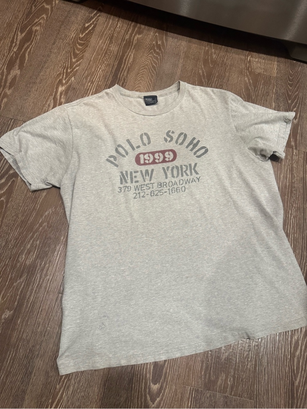Polo by Ralph Lauren Heather Gray New York Graphic Tee